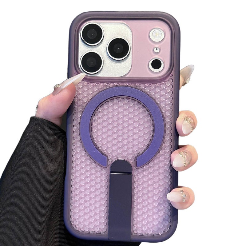 MagSafe Case | Shockproof Cover for iPhone 13 | Strong Magnetic | Purple | PC - Image 1