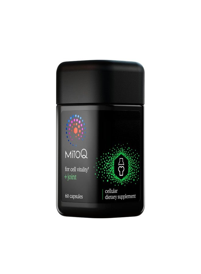 MitoQ +Joint Advanced CoQ10 Antioxidant Supplement - Contains Mitoquinol Mesylate & Green Lipped Mussel Omega Oil Extract - Supports Healthy Joint, Mobility and Cell Vitality (60 Softgel Capsules) - Image 1