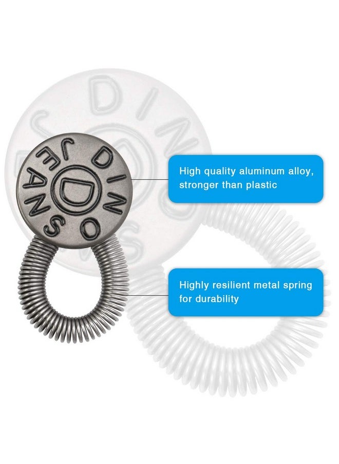 Luxiv - Extender Button, Luxiv 6 Style Jeans Waistband Extender Button No Sew Metal Collar Button Pregnancy Pant Extenders Elastic Spring Buttons For Jeans, Collars, Cuffs (6 P) - Image 1