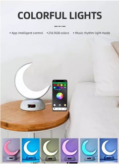 Generic LED Moon Lamp Aromatherapy Function Speaker Quran and Alarm Clock  - Image 4