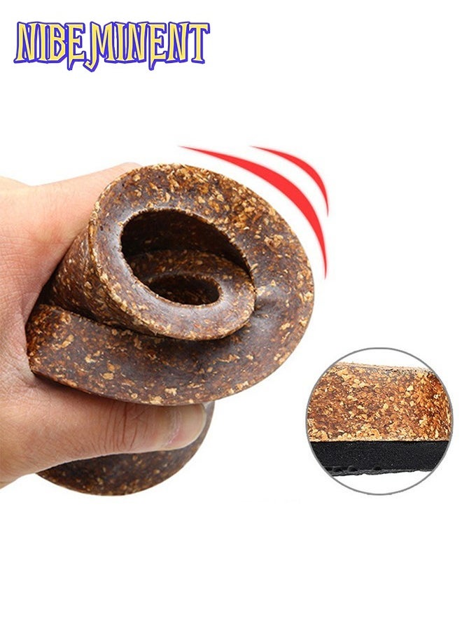 NIBEMINENT - Cork Slippers for Men and Women with Double Row Belt Buckle Sandals, Beach Shoes, Haken Shoes Red - Image 1