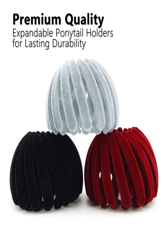EYBDYB 3PCS Expandable Hair Clips for Women – Magic Bird Nest Hair Clip for Thin to Thick Hair, Flexible Ponytail Holders for Bun Styles, Easy Grip & No Damage, Ideal for Daily Wear, Parties & Travel - Image 3
