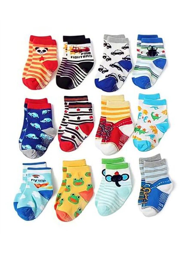 - Set Of (12) Ankle Socks - For Kids - Image 1