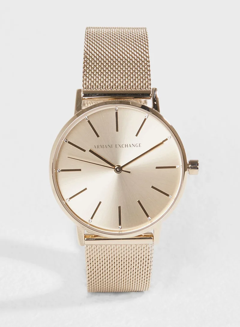 Armani Exchange Lola Mesh Strap Analog Watch