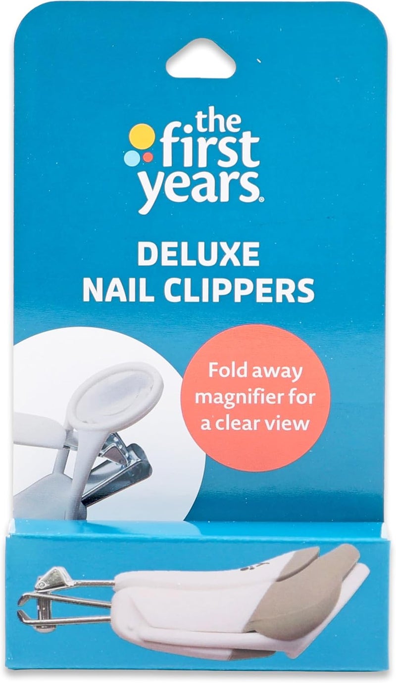 The First Years ARC Deluxe Baby Nail Clipper with 4X Magnifier – Safe & Precise Nail Cutter for Newborns & Infants | Stainless Steel Blades & Ergonomic Grip - Image 5
