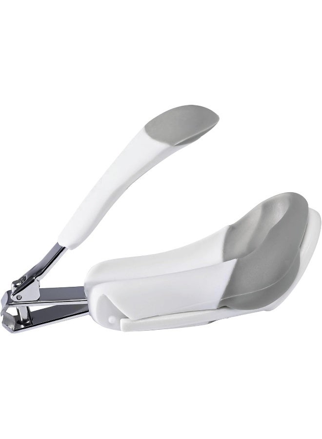 The First Years ARC Deluxe Baby Nail Clipper with 4X Magnifier – Safe & Precise Nail Cutter for Newborns & Infants | Stainless Steel Blades & Ergonomic Grip - Image 4