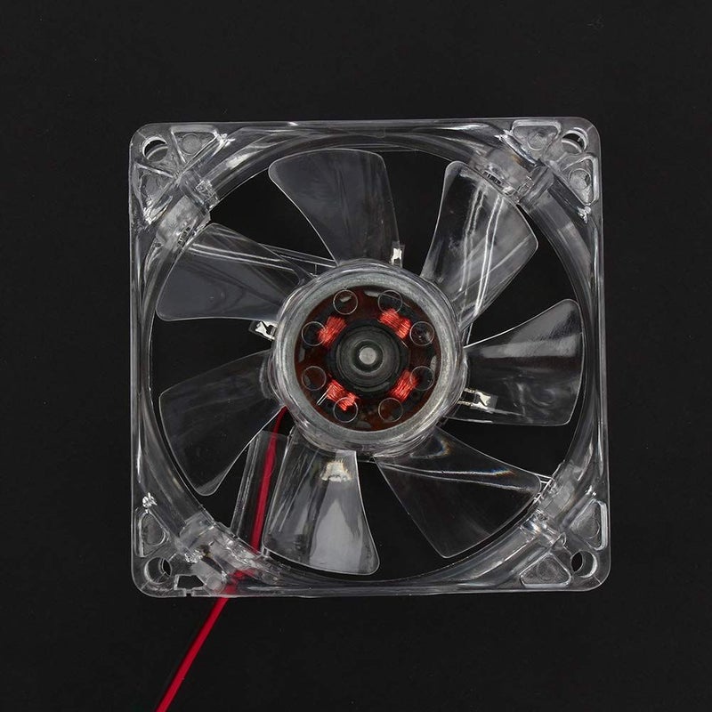 80mm Blue LED PC Case Fan 4 Pin DC 12V CPU Cooling System Fan - Image 5