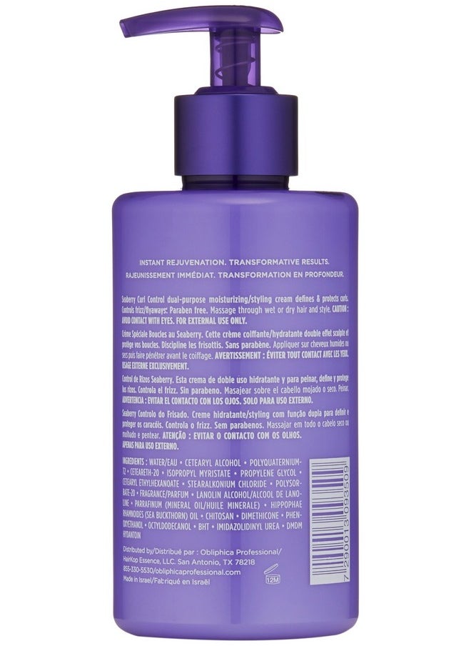 Obliphica Professional Seaberry Curl Control Cream Thick To Coarse 10 Fl Oz  - Image 3