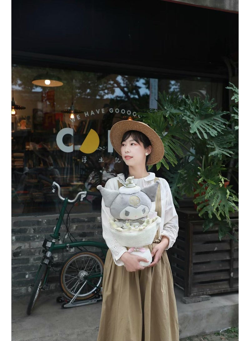 عام 2 في 1 الكرتون كورومي زهرة باقة دمية أفخم هدية فتاة - Image 2