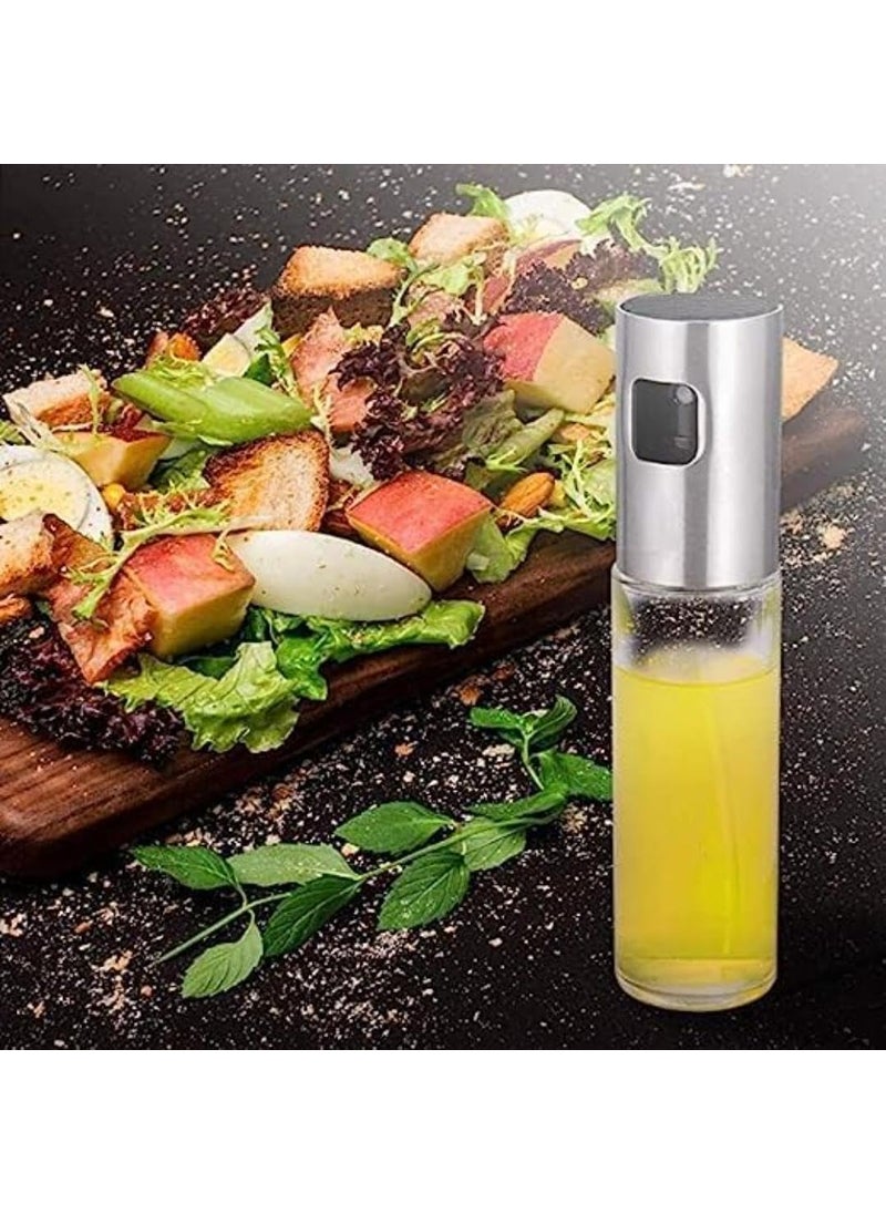PURCHASE PLUSE PURCHASE PLUSE OIL SPRAYER Clear Glass Oil Dispenser Vinegar Spray Bottle Oil Dispenser for Cooking Salad BBQ Roasting Portable Oil Dispenser 1 pcs 100 ml  - Image 5