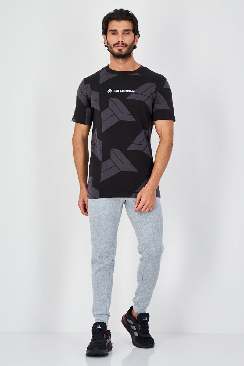 Puma x BMW Motorsport Men Sportswear Fit Short Sleeve Outdoor T-Shirt, Black - Image 4