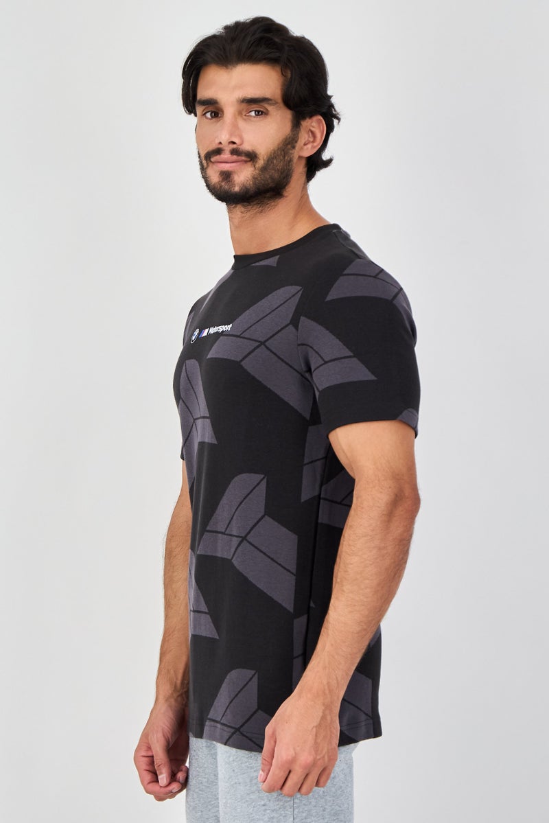 Puma x BMW Motorsport Men Sportswear Fit Short Sleeve Outdoor T-Shirt, Black - Image 2