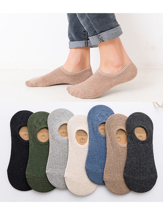 7 Pairs of Short Socks for Men Breathable  - Image 1