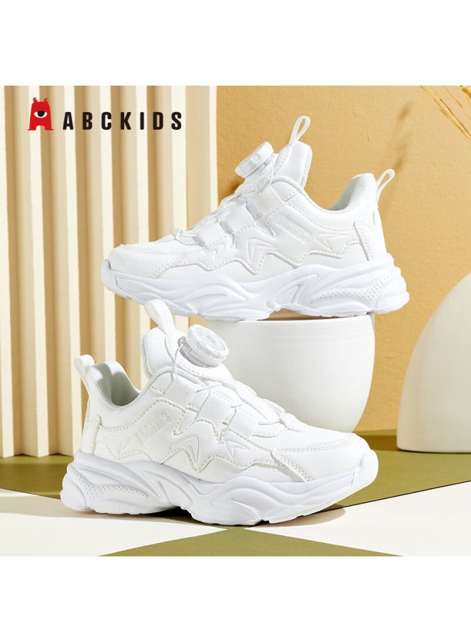 Abc Kids Children's Sports Shoes Autumn Kids Boys Girls White School Sneakers 3632 White Size 28 - Image 4