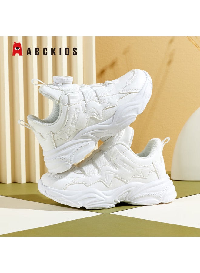 Abc Kids Children's Sports Shoes Autumn Kids Boys Girls White School Sneakers 3632 White Size 28 - Image 5