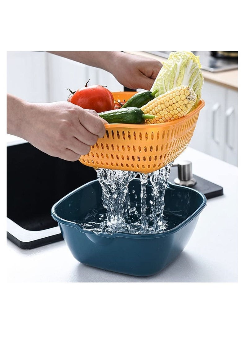 TYCOM Colander Strainer Drainer for Food Drain Bowl Set Best Kitchen Accessories for Fruit Veggies Rice Pasta Straining Strainer 6 Pack.  - Image 4