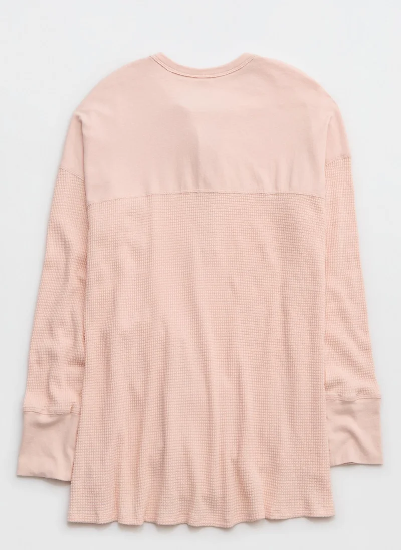 Aerie Waffle Henley T-Shirt