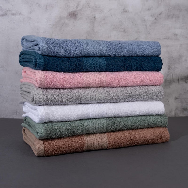BePlush Bamboo Towels for Bath Ultra Soft Highly Absorbent Quick Dry Anti Bacterial Bamboo Bath Towel for Men Women 450 GSM 27 x 55 Inches 1 Aqua Marine Blue - Image 5