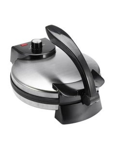 10-Inch Roti & Chapati Maker | Stainless Steel Electric Flatbread Press with Adjustable Temperature Control | Non-Stick Surface for Hassle-Free Cooking & Easy Cleaning | 1200W High-Powered Heating for Fast & Even Cooking | Ideal for Homemade Rotis, Chapatis, Tortillas, Tacos & More