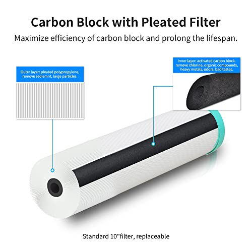 FS-TFC RV Water Filter System Reduces Bad Taste, Odors, Chlorine, Sediment for RVs, Gardening, Farming, Pets and Marines, Drinking & Washing Filter - Image 2