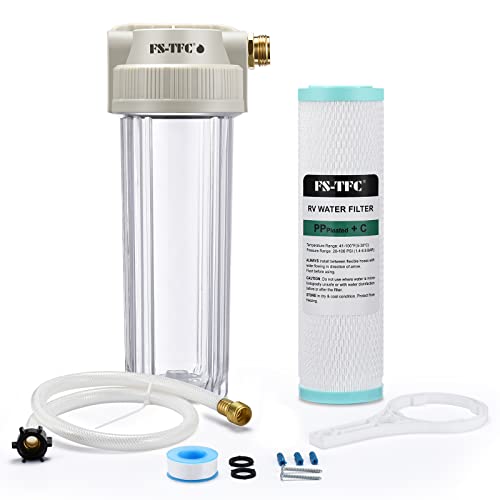 FS-TFC RV Water Filter System Reduces Bad Taste, Odors, Chlorine, Sediment for RVs, Gardening, Farming, Pets and Marines, Drinking & Washing Filter - Image 1