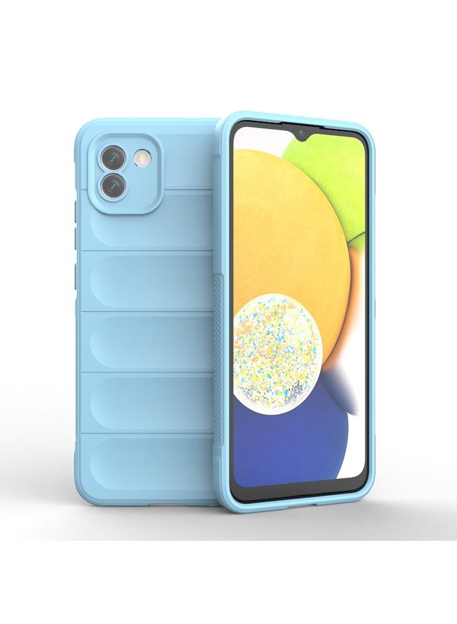 اس-توب جراب لهاتف Samsung Galaxy A03 Global Magic Shield TPU + جراب هاتف من الفلانيل - Image 1