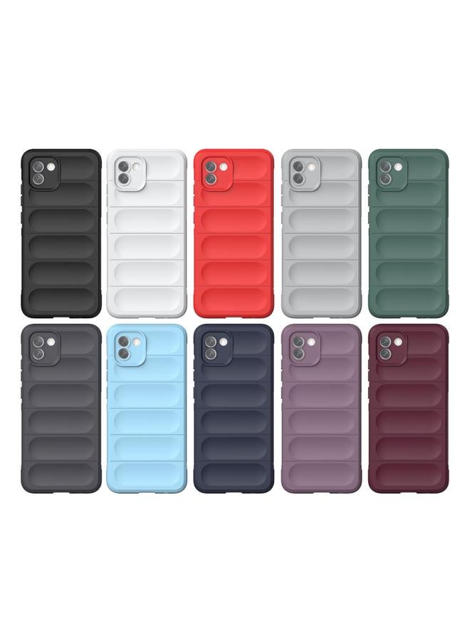 اس-توب جراب لهاتف Samsung Galaxy A03 Global Magic Shield TPU + جراب هاتف من الفلانيل - Image 2