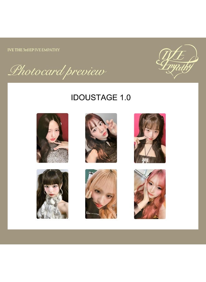 NIBEMINENT 6 Pcs Kpop IVE EP IVE EMPATHY Lomo Cards Card For Fans Collection Gifts - Image 1