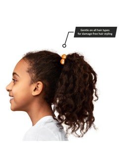 Expressions 24Pc Ponytail Ball Hair Elastics Collectionbrightly Colored Marble Finish Twin Bead Ponytail Balls For Girls And Toddlers  - Image 5