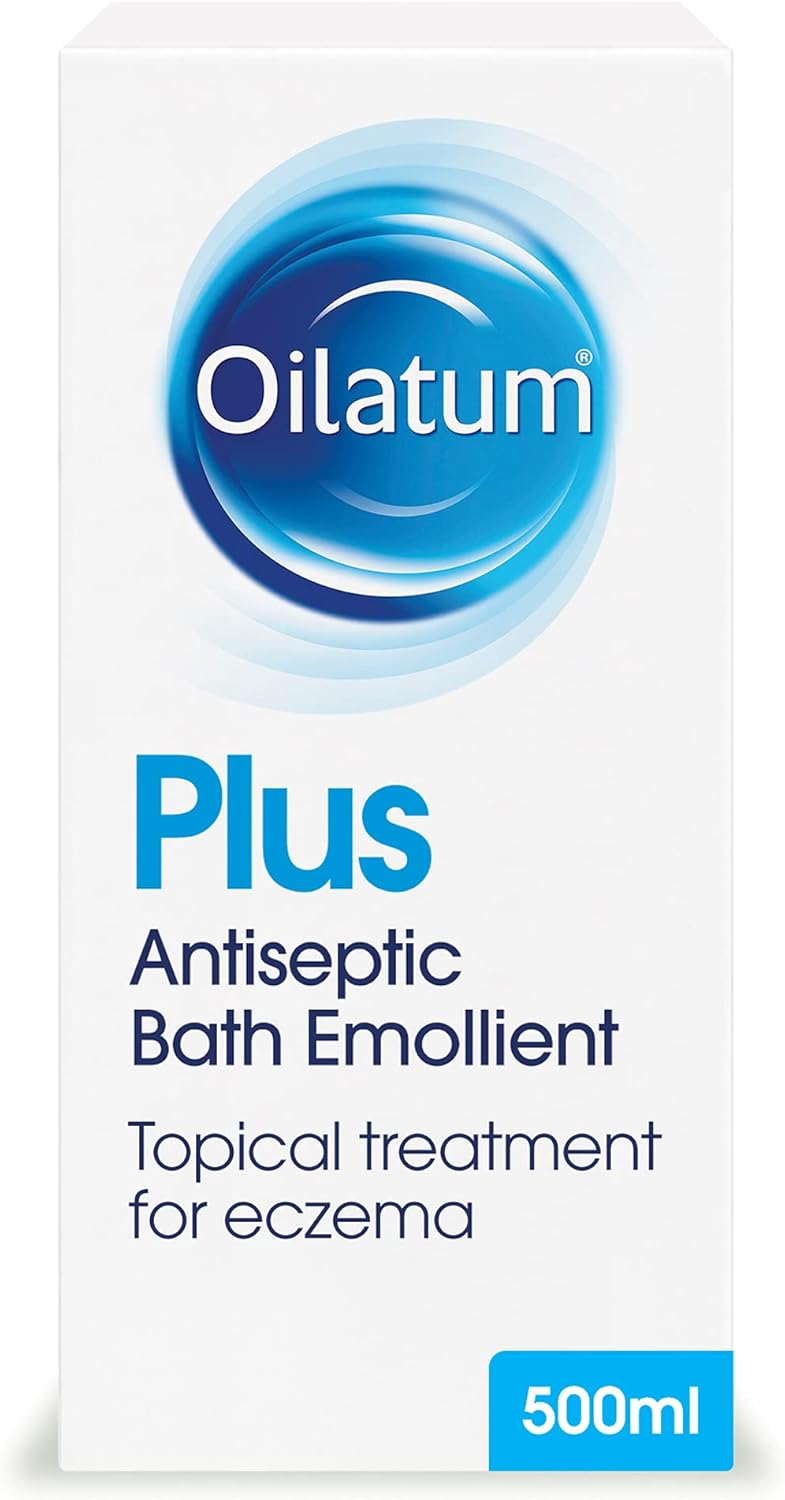 Oilatum Plus Antiseptic Emollient Bath Additive for Eczema and Dry Skin Conditions Soothing and Hydrating Formula Dermatologist Recommended Relief 1 x 500ml - Image 1
