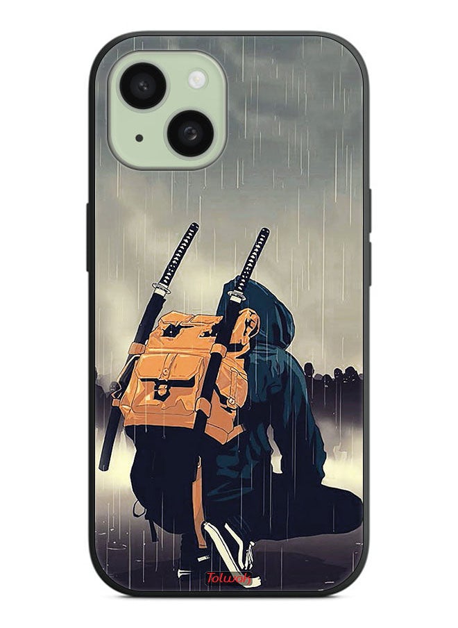 Tolwak - Apple iPhone 15 Plus Protective Case Cover Sword Samurai Digital Art - Image 1