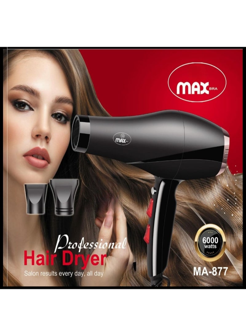 ماكس سيشوار ماكس 6000 واط موديل MA-877 - Image 2