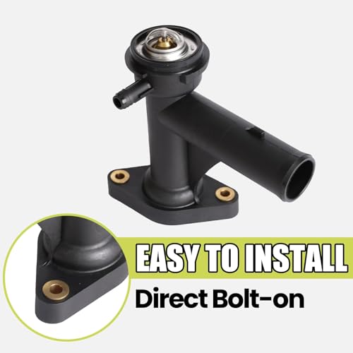 Mocar7 Engine Coolant Thermostat Housing Assembly Compatible with 2001-2010 Chrysler PT Cruiser Base LX Limited Touring 2.4L L4 Water Outlet - Image 2