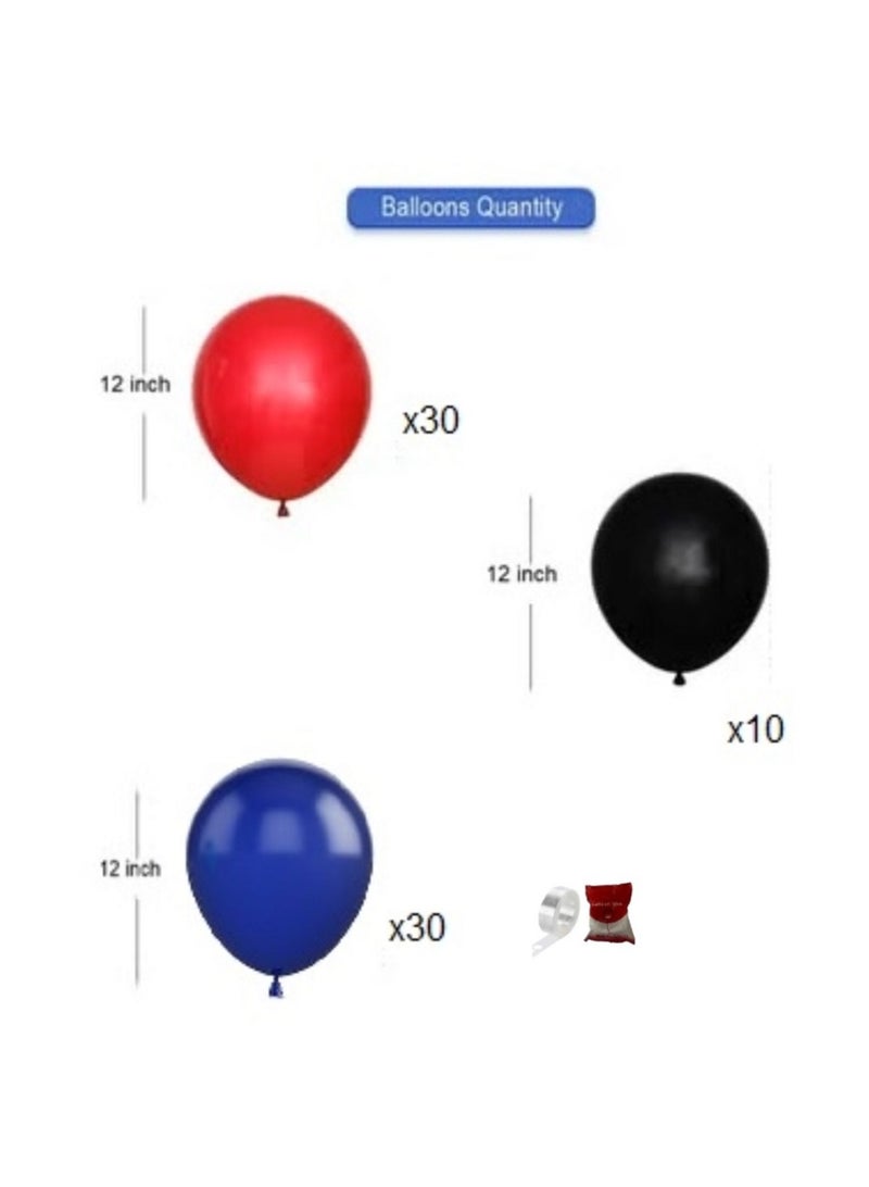 SPIDERMAN Spider Superhero Balloon Set For Birthday Party - Image 2