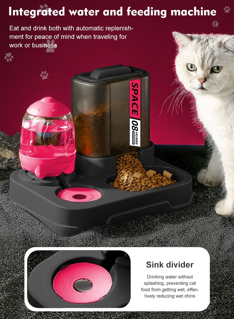 كيدل تغذية الأغذية التلقائية ومجموعة المياه تغذية القطط للكلاب القطط الحيوانات الأليفة الحيوانات - Image 4