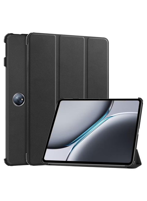 Protective Case Compatible With OnePlus Pad 2 /OnePlus Pad Pro 12.1inch 2024 Tri-Fold Smart Tablet Case,Lightweight Protective Hard PC Back Shell Slim Case Multi-Viewing Angle Case (Black)