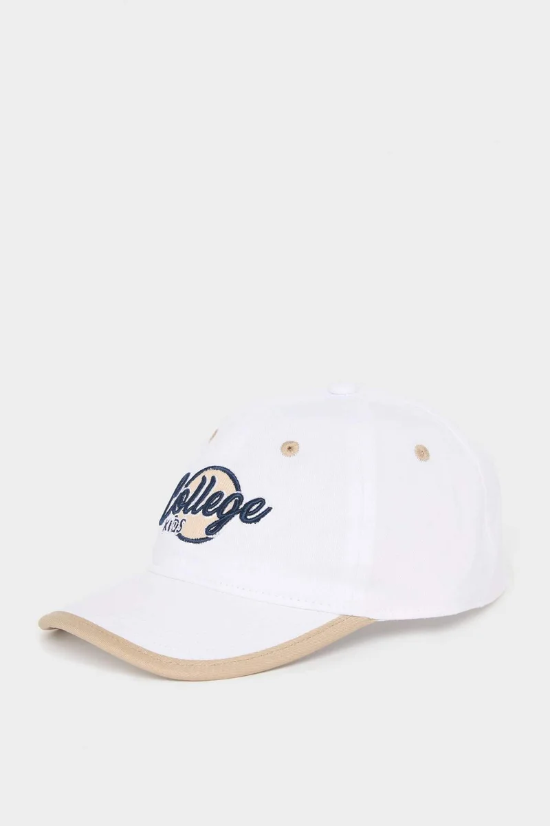 ديفاكتو Boy Embroidered Cotton Cap