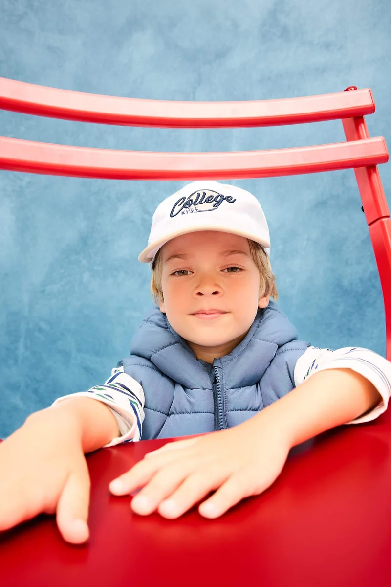 ديفاكتو Boy Embroidered Cotton Cap