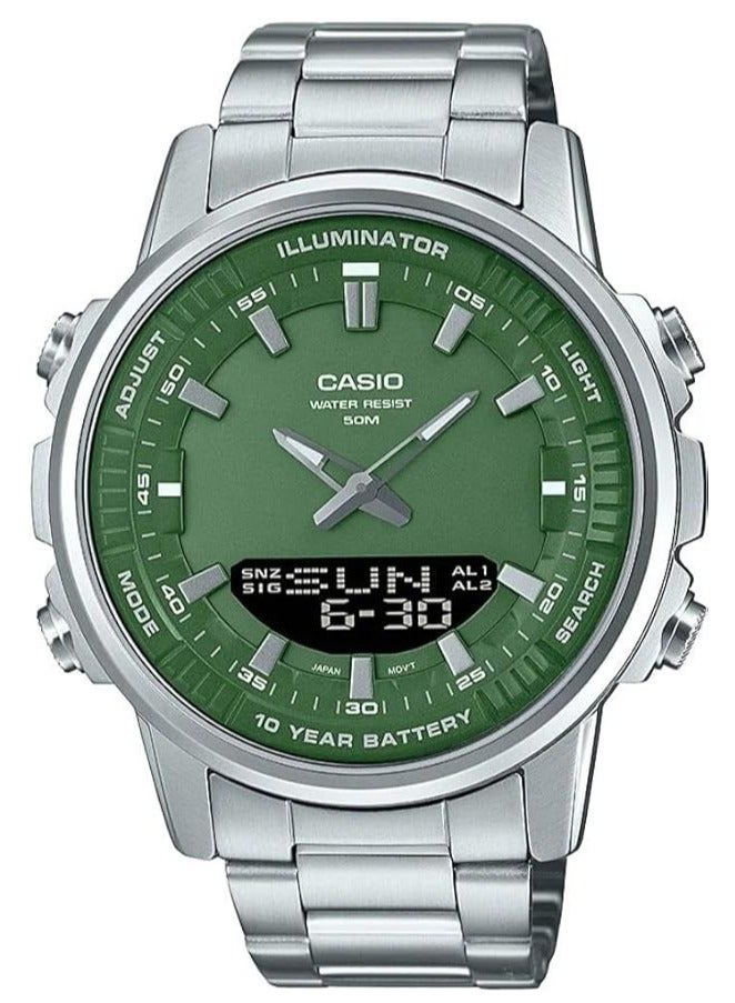 CASIO Stainless Steel Band Analog Digital - Image 1
