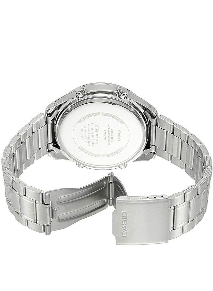 CASIO Stainless Steel Band Analog Digital - Image 3