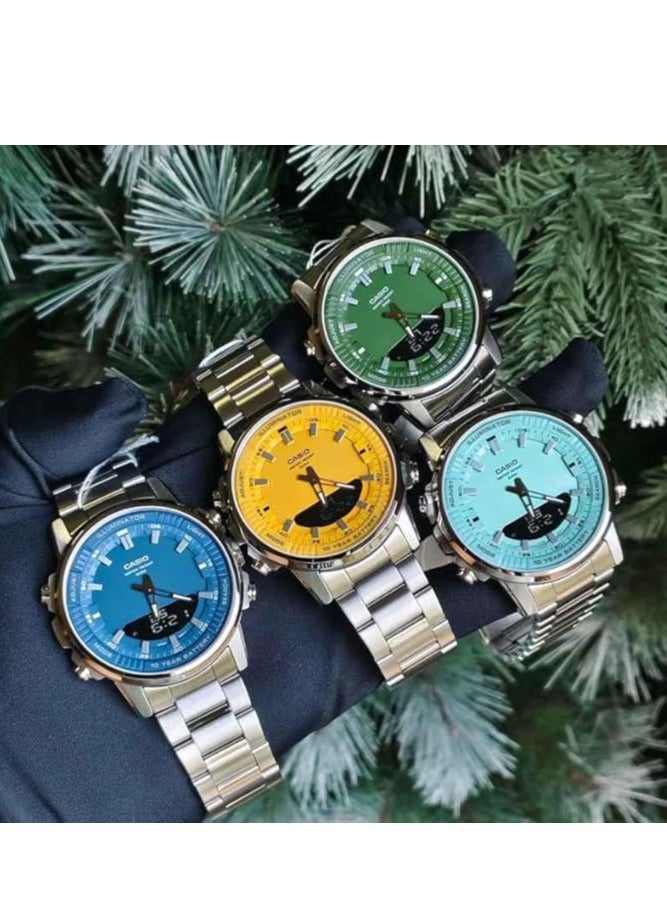 CASIO Stainless Steel Band Analog Digital - Image 4