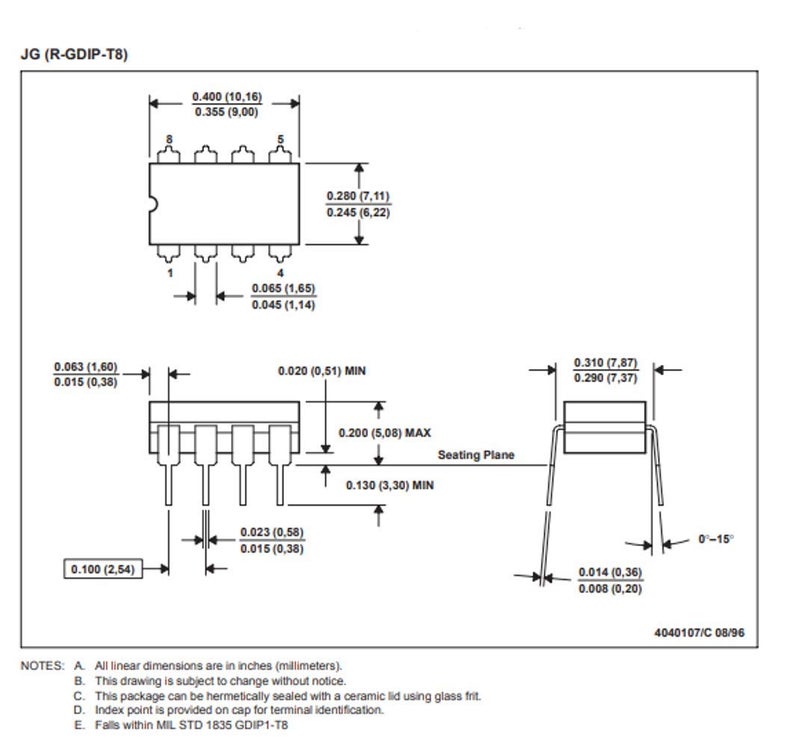 Bridgold 40 قطعة (20 قطعة * NE555P + 20 قطعة * 8P IC Block) دوائر توقيت دقيقة NE555، 8 دبابيس. - Image 5