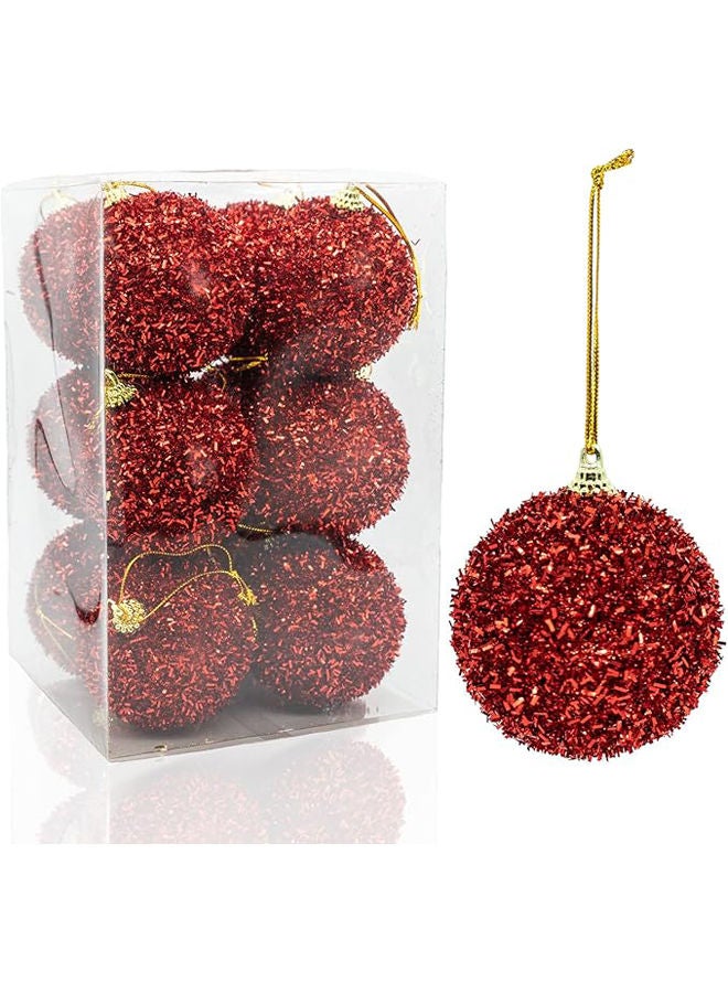 12 Pcs Christmas Ball Ornaments Shatterproof For Christmas Tree Decoration - Image 1