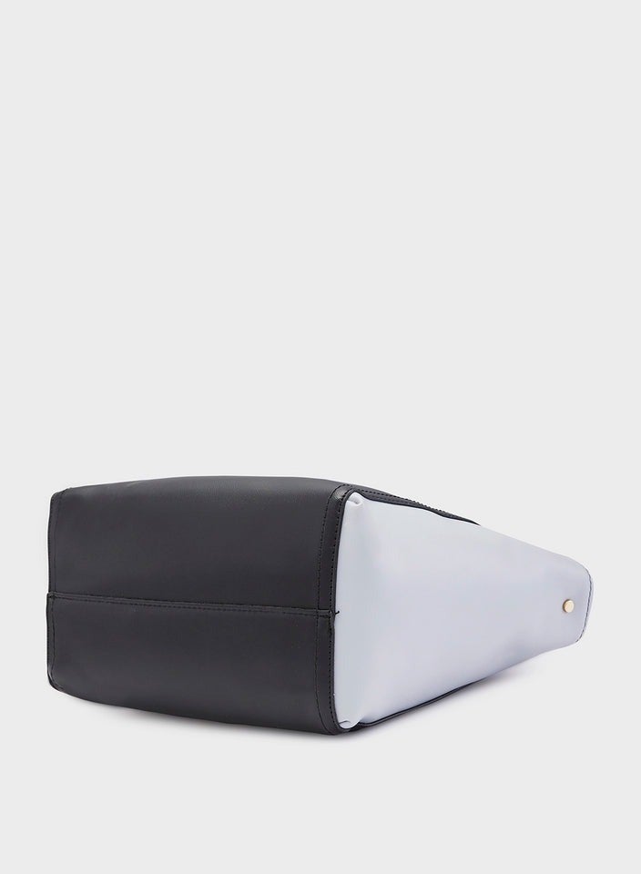 CAPRESE-EVA SATCHEL MEDIUM BLACK - Image 4