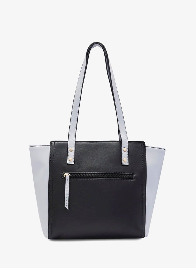 CAPRESE-EVA SATCHEL MEDIUM BLACK - Image 2