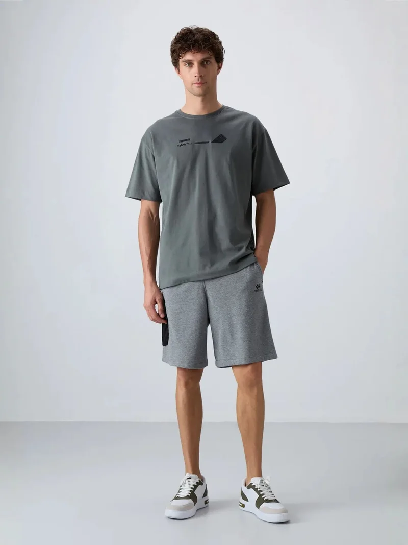 TOMMYLIFE TOMMY Men's Wide-leg Cargo Shorts