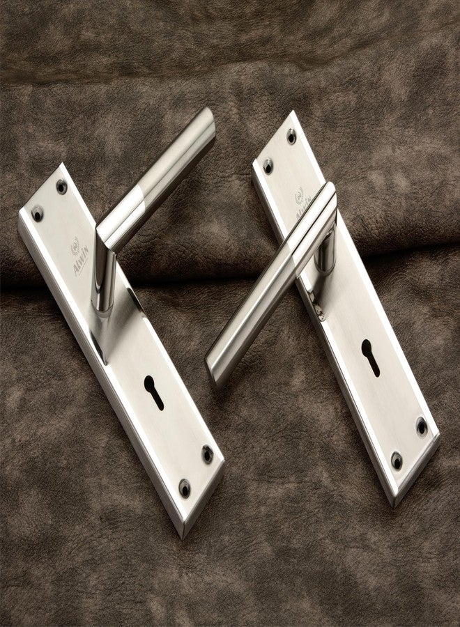 ALWIN'S GP19 KY 2T Stainless Steel Mortise Lock, 8 Inch, 2Turn, 3Keys, 6Levers Locking Mechanism Ideal for Main Door, Living Room, Bedoorm, Batroom, Kitchen Doors in Home Office or Hotels - Image 2