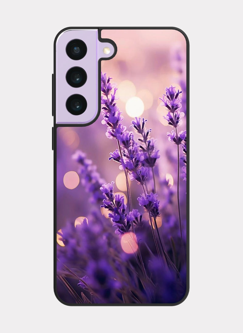 PXLAAT Samsung Galaxy S22 case cover Lavender flowers - Image 1