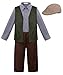 ReliBeauty Kids Colonial Costume Boys Victorian Costume for Boys 130 - Image 2