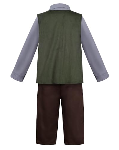 ReliBeauty Kids Colonial Costume Boys Victorian Costume for Boys 130 - Image 5
